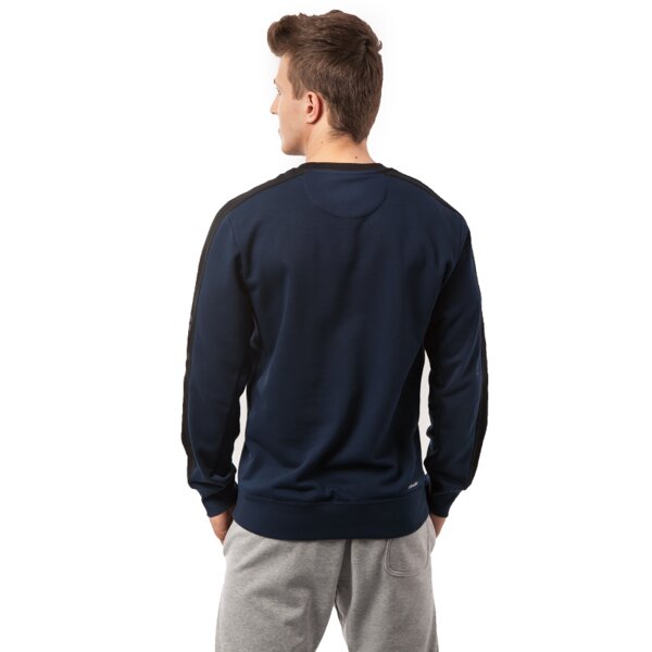 Bluza męska ADIDAS BLUZA LIN 3S CREW s18051 kolor granatowy