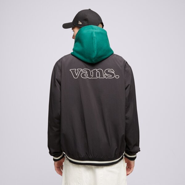 Kurtka przejściowa męska VANS KURTKA MOORE VARSITY vn0008g0blk1 kolor czarny