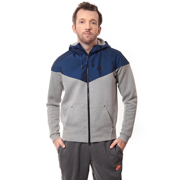 Bluza męska NIKE TECH WINDRUNNER 616757063 kolor szary