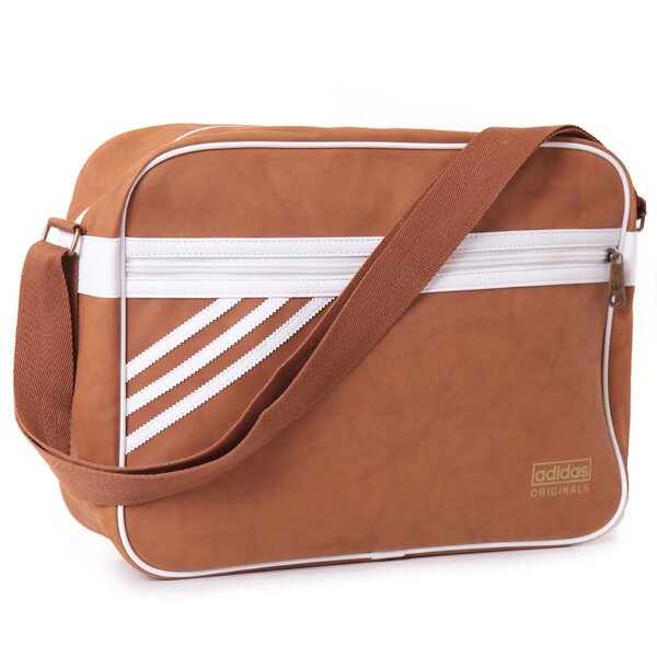 Torba sportowa damska ADIDAS TORBA AIRLINER SUEDE m30519 kolor brązowy