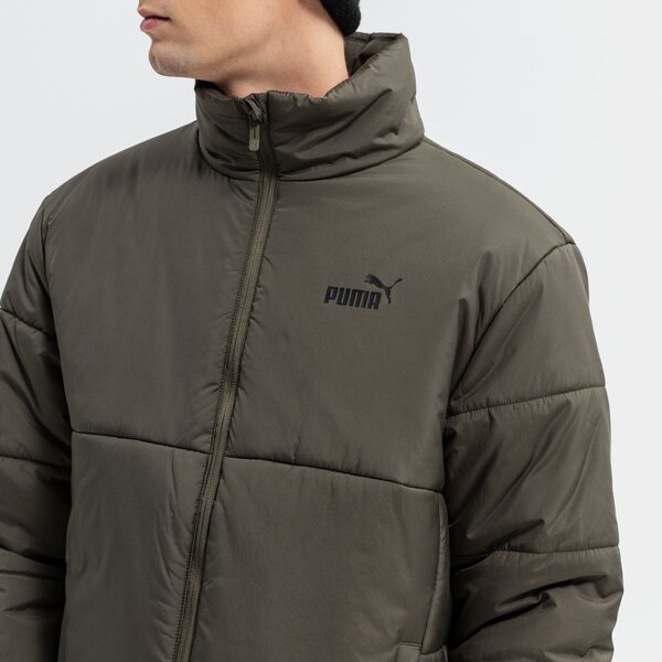 Kurtka zimowa męska PUMA KURTKA ESS + PADDED 587689 44 kolor khaki