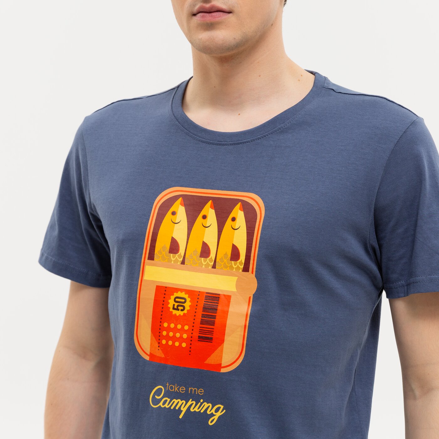 Koszulka męska UP8 T-SHIRT FERMIN up322tsm18001 kolor szary