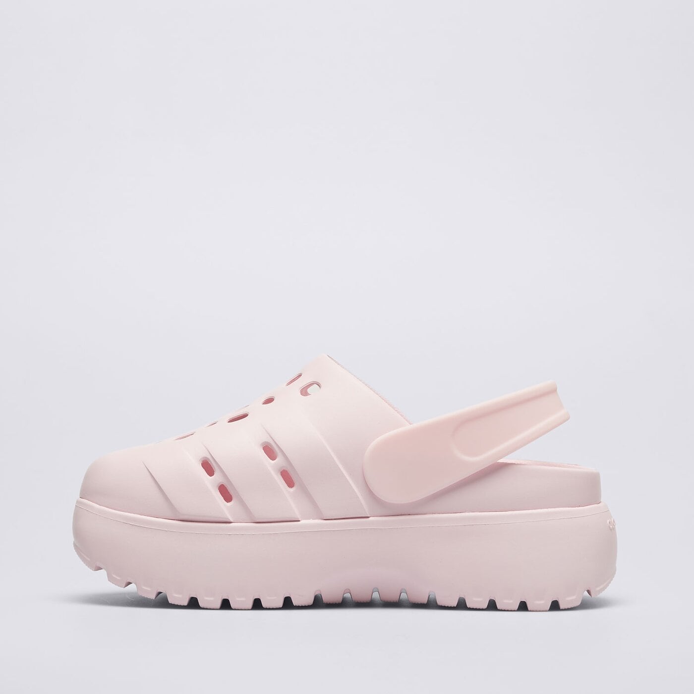 Sandały damskie ADIDAS ADILETTE CLOG PLATFORM jr2626 kolor różowy