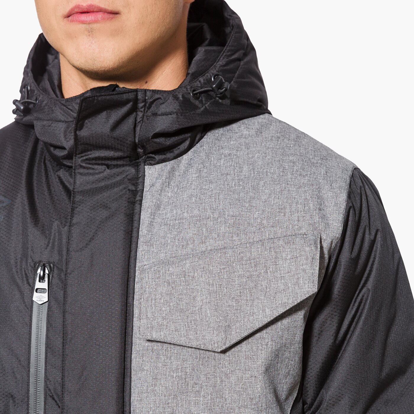 Kurtka zimowa męska UMBRO KURTKA HOSA ul37kum32001 kolor czarny