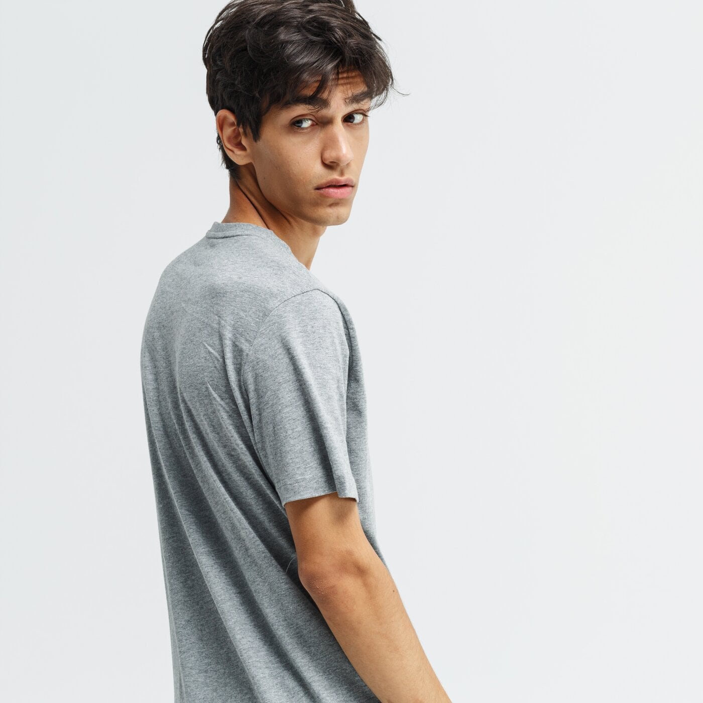 Koszulka męska PUMA T-SHIRT SS PUMA GRAPHIC 58019303 kolor szary