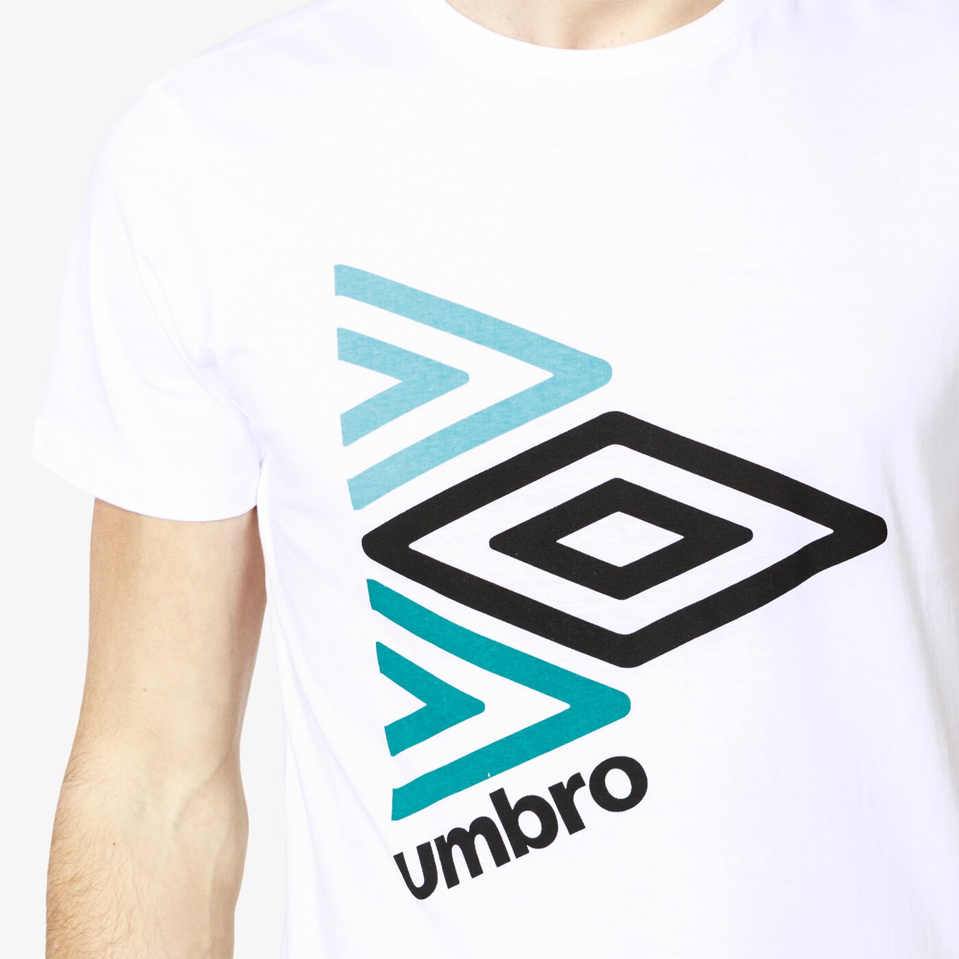 Koszulka męska UMBRO T-SHIRT SS ZANTO ul19tsm27002 kolor biały