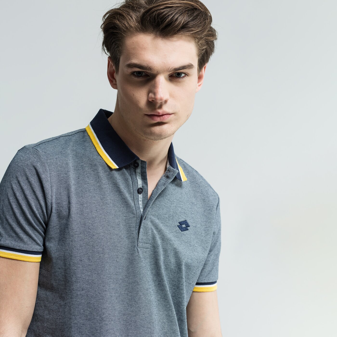 Koszulka polo męska LOTTO POLO L73 PLUS PQ l54615-1tt kolor granatowy