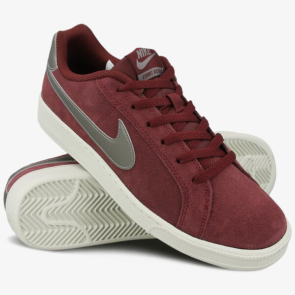 Buty sportowe męskie NIKE COURT ROYALE SUEDE. 819802602 kolor czerwony
