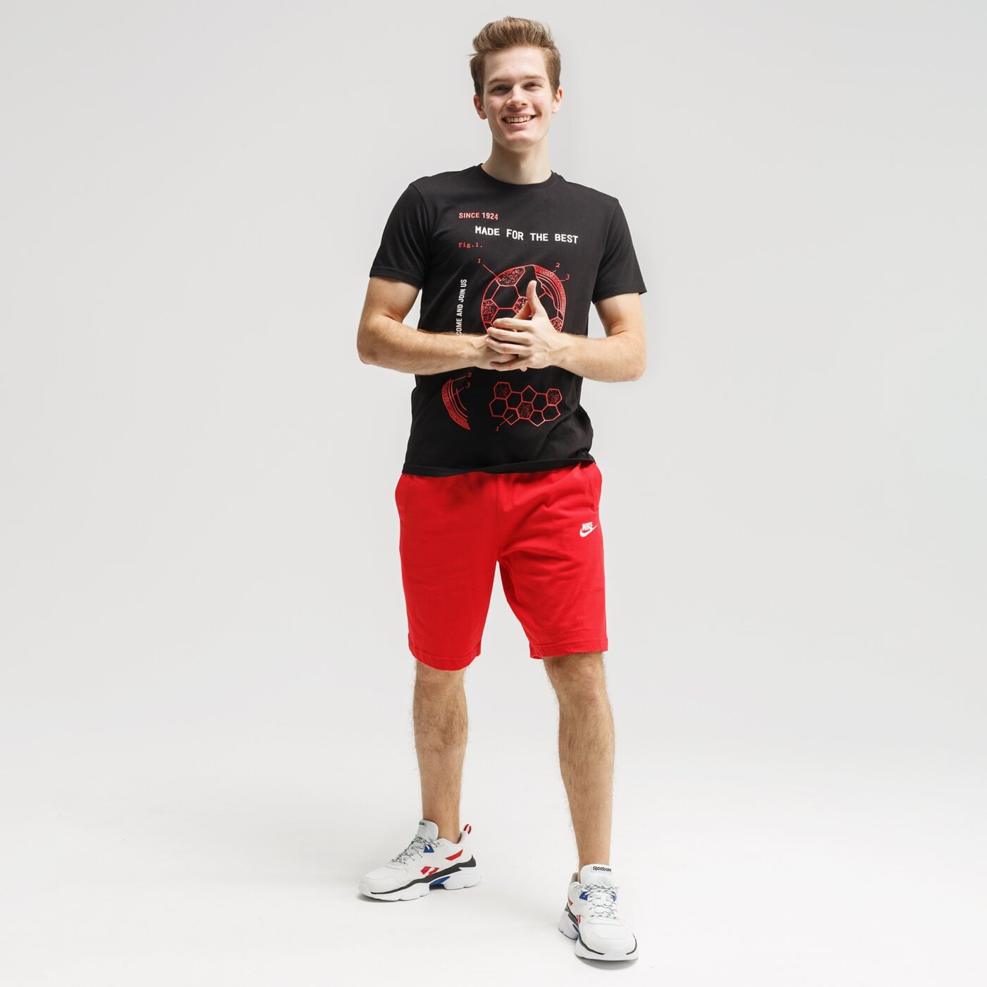 Koszulka męska UMBRO T-SHIRT SHANE ul120tsm23001 kolor czarny