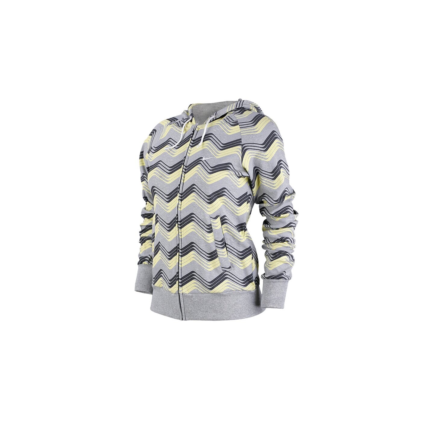 Bluza damska NIKE BLUZA CLASSIC   CLEAN FZ HOOD VENEERED 349789063 kolor szary
