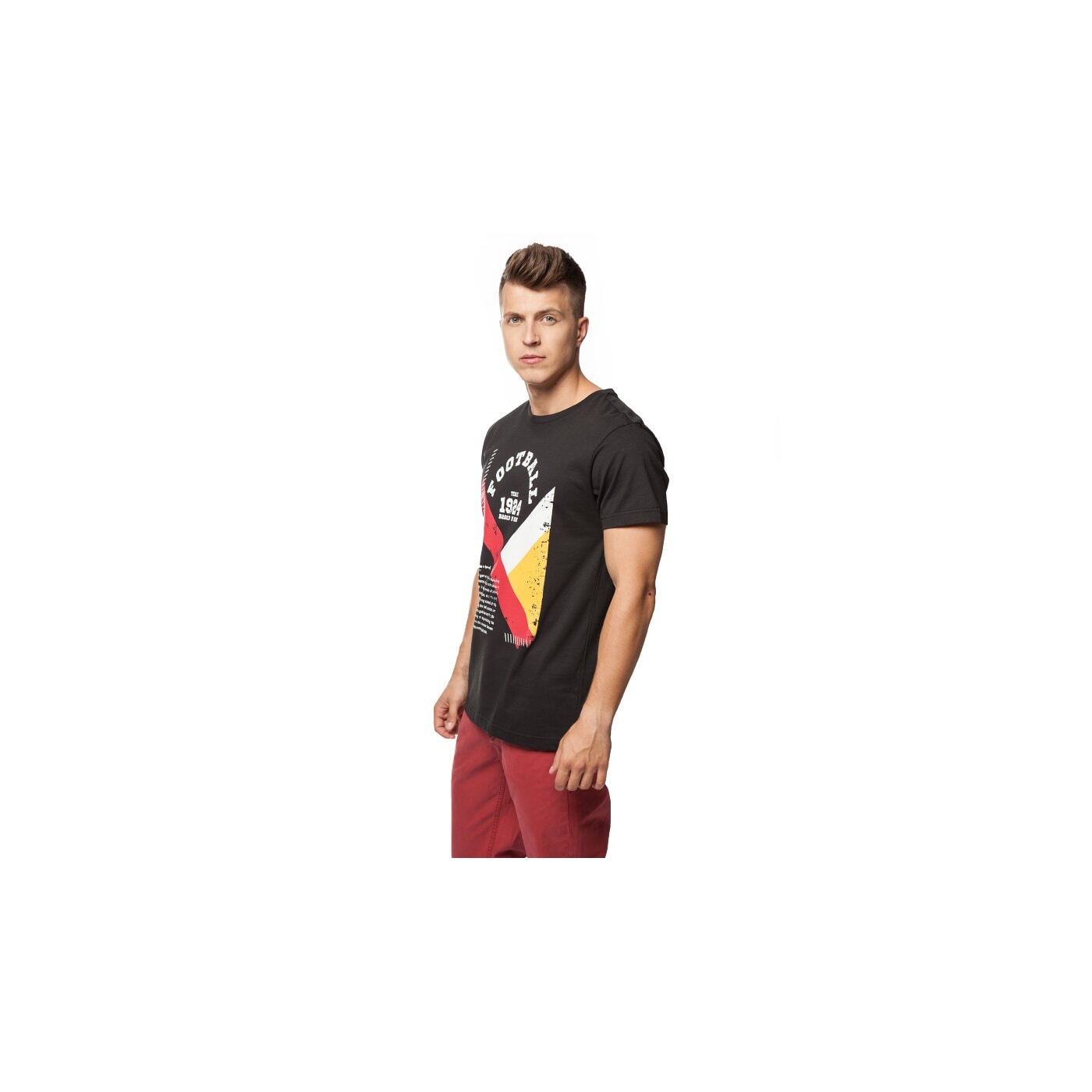 Koszulka męska FEEWEAR T-SHIRT FOSS fw35tsm11001 kolor czarny