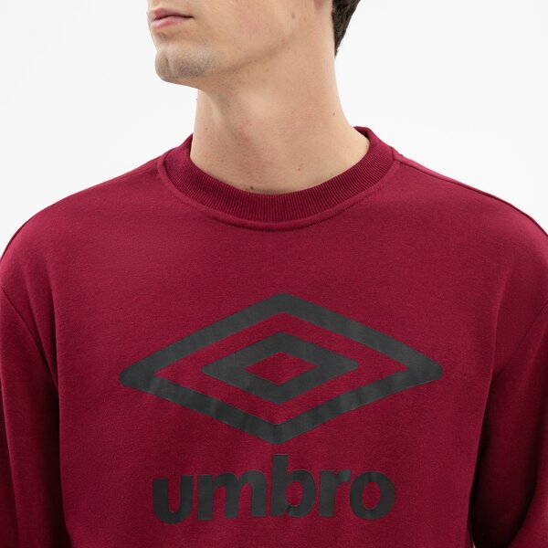 Bluza męska UMBRO BLUZA FW LARGE LOGO 66080u-75d kolor bordowy