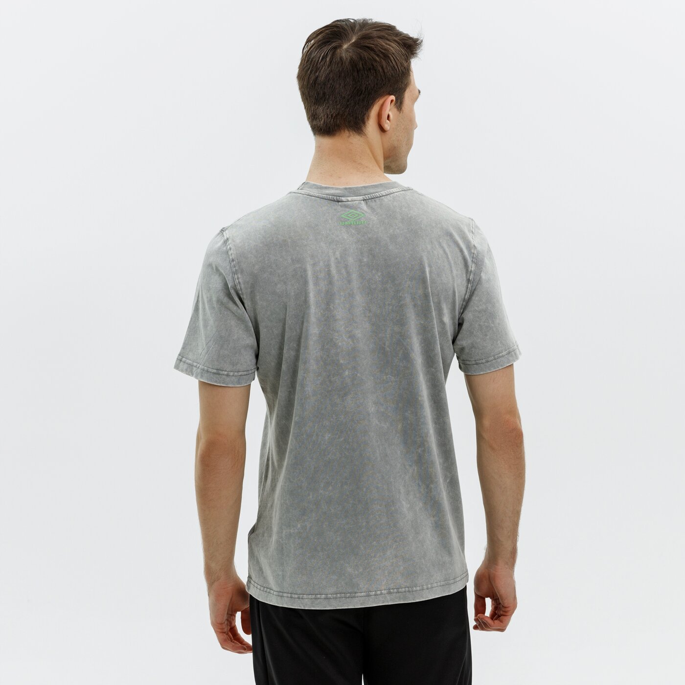 Koszulka męska UMBRO T-SHIRT LARGE LOGO 65992u-bej kolor szary