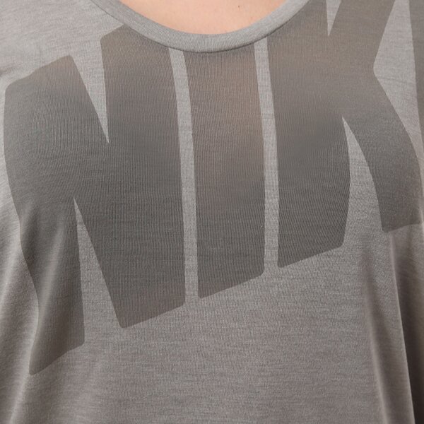 Koszulka damska NIKE T-SHIRT CLUB BOXY TEE LOGO 637553063 kolor szary