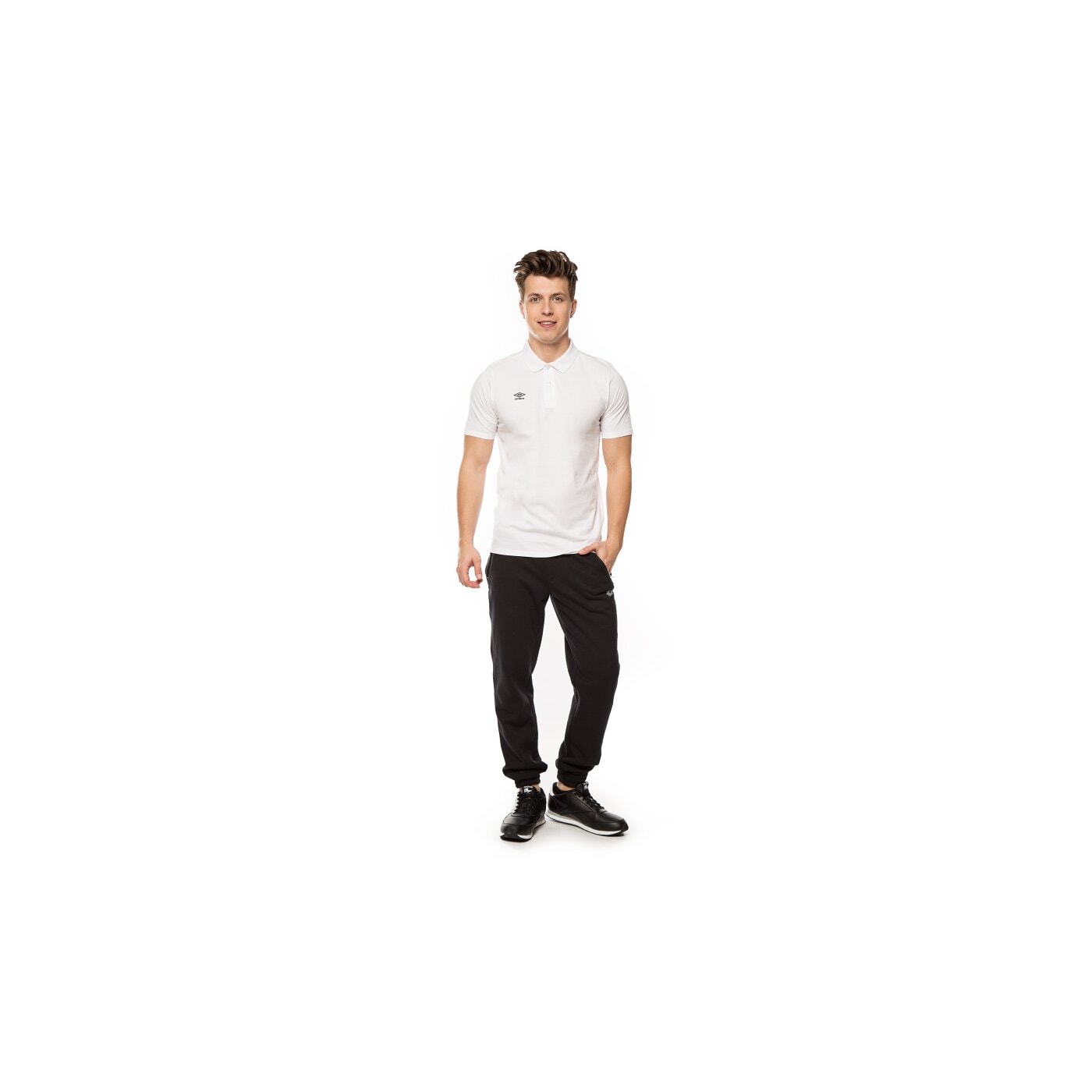 Koszulka polo męska UMBRO POLO JERSEY 62294u002 kolor biały