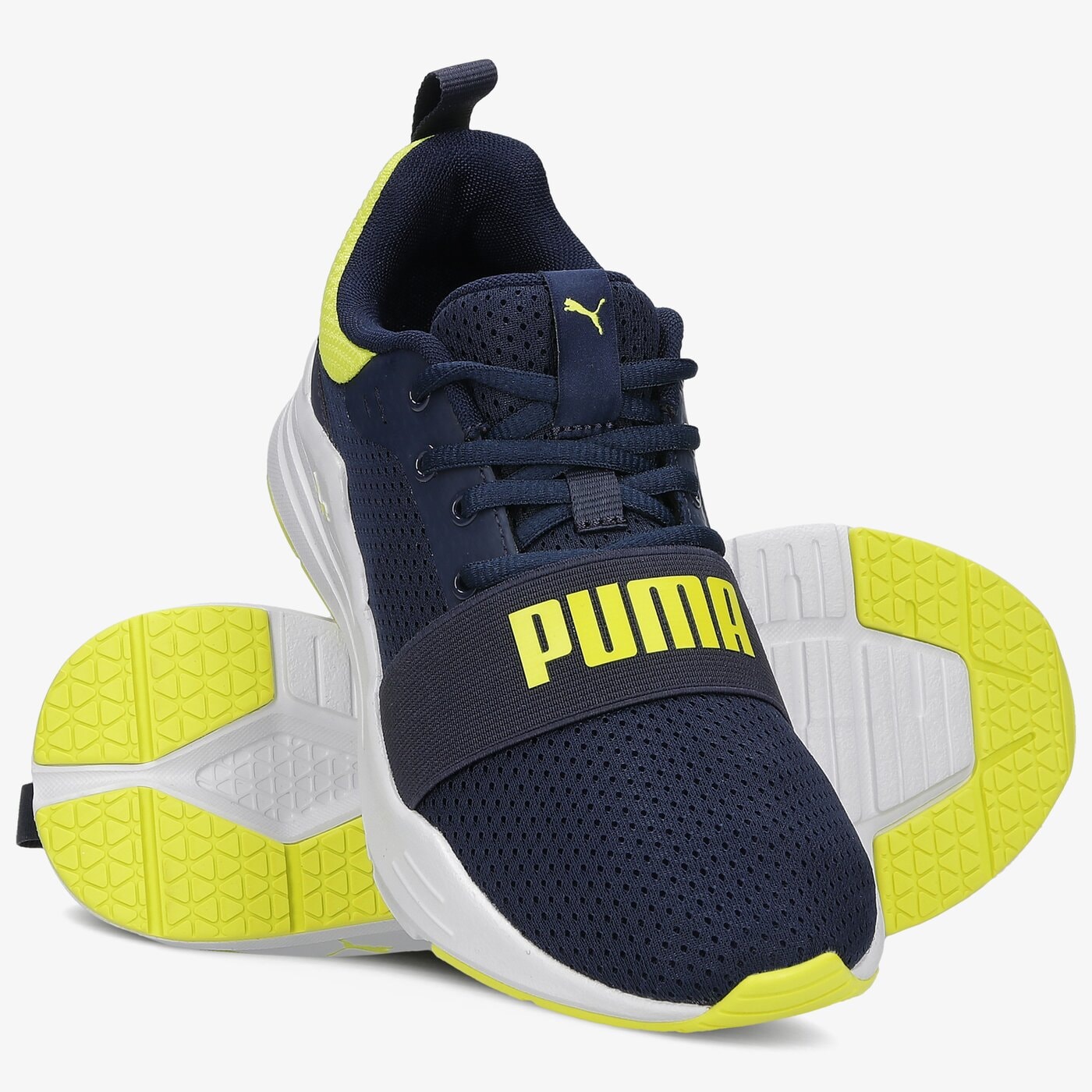 Buty do biegania dla dzieci PUMA WIRED RUN JR 37421407 kolor granatowy