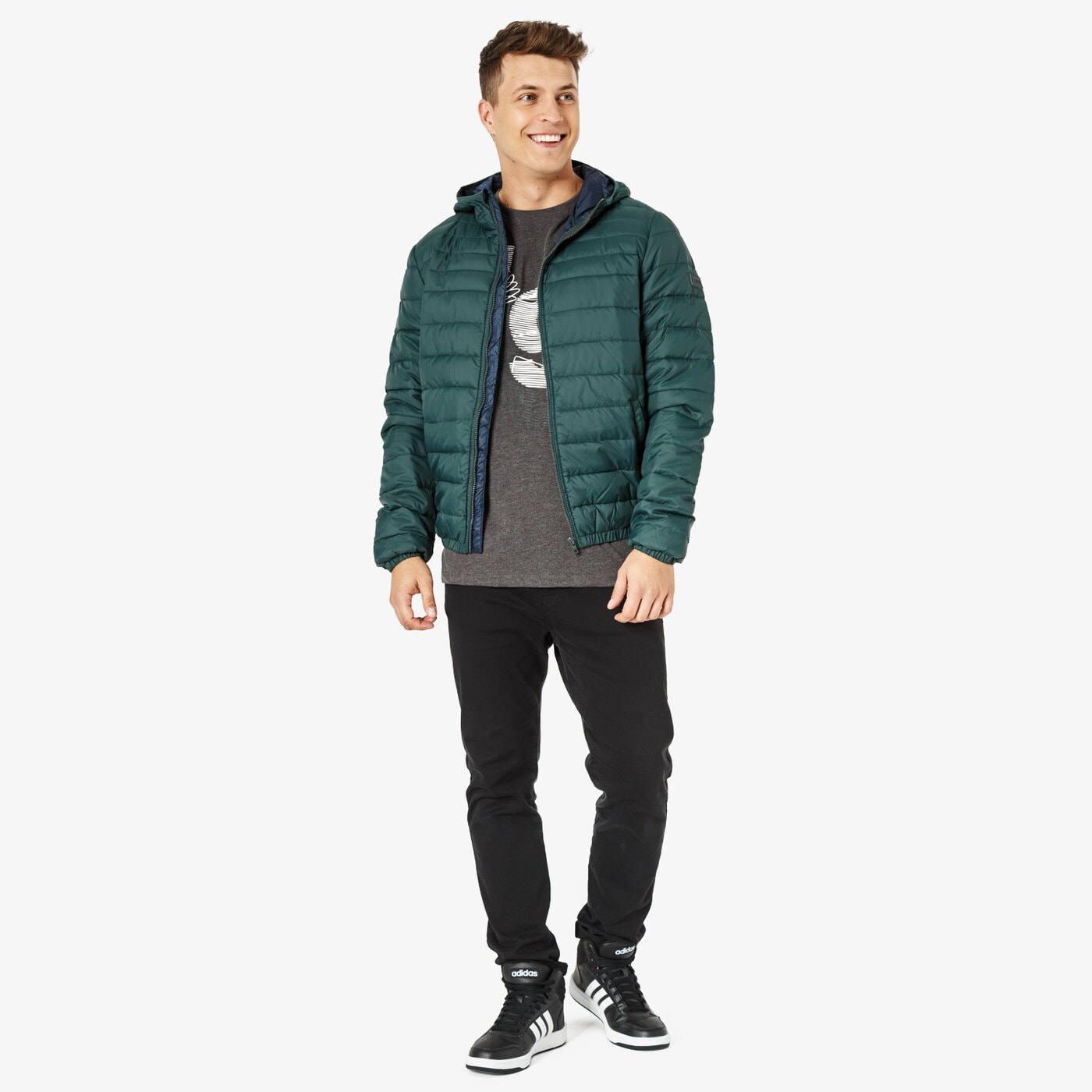 Koszulka męska UMBRO T-SHIRT SS MIGHTY ul38tsm49001 kolor szary