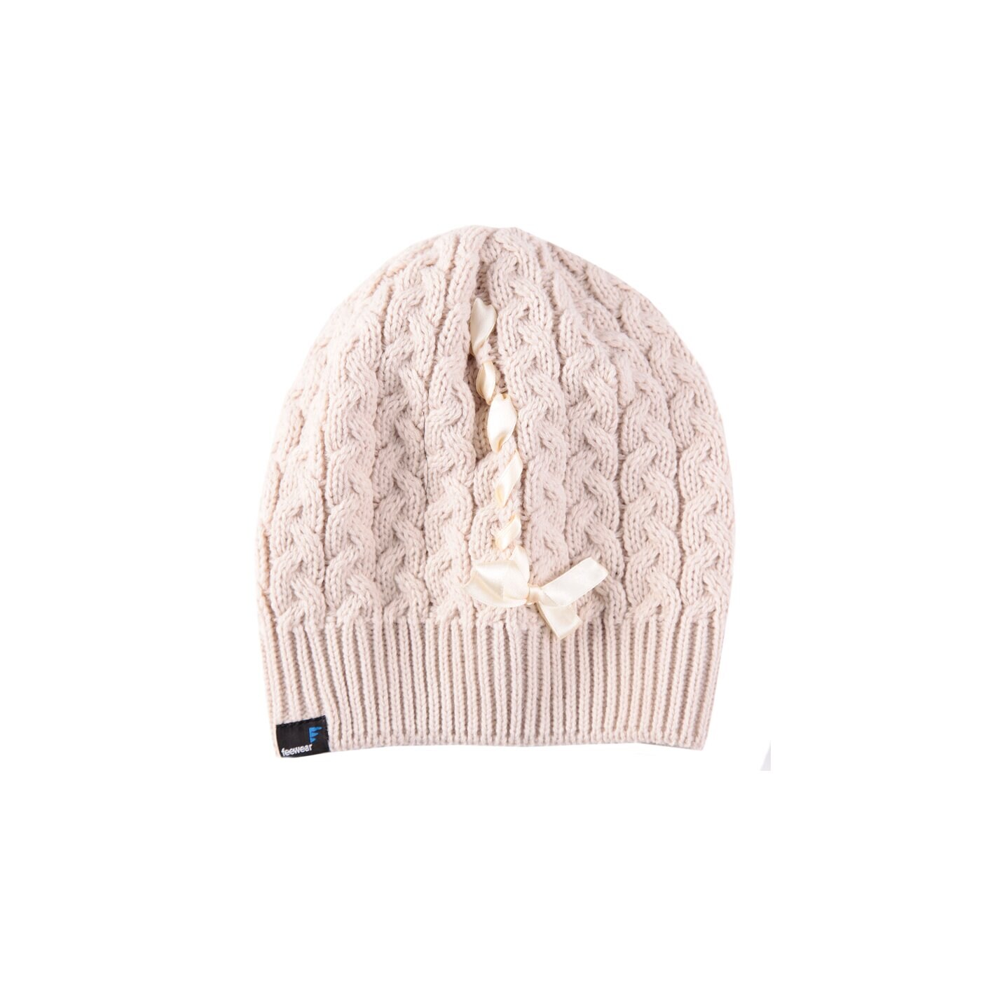 Czapka zimowa damska FEEWEAR CZAPKA Z BABY fwczd05a kolor beżowy