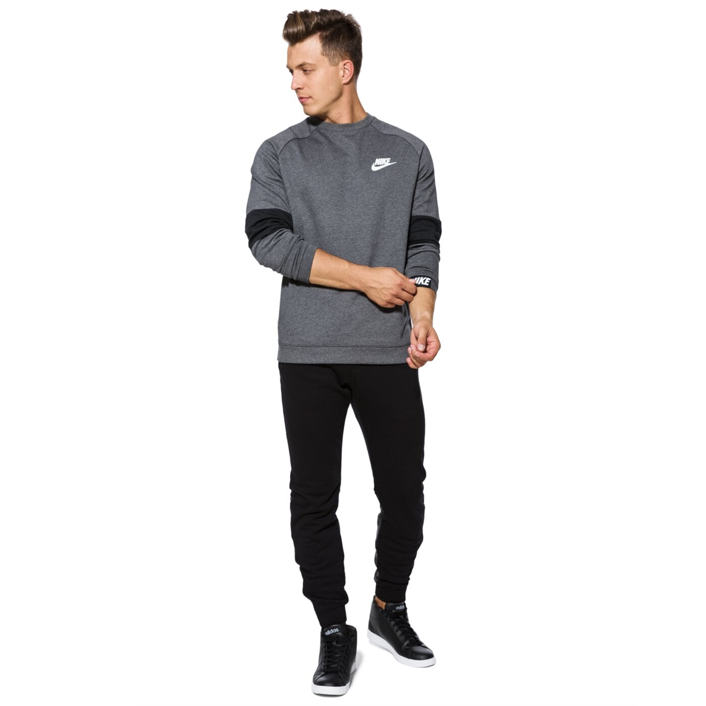 Bluza męska NIKE BLUZA M NSW AV15 CRW FLC 861744071 kolor szary