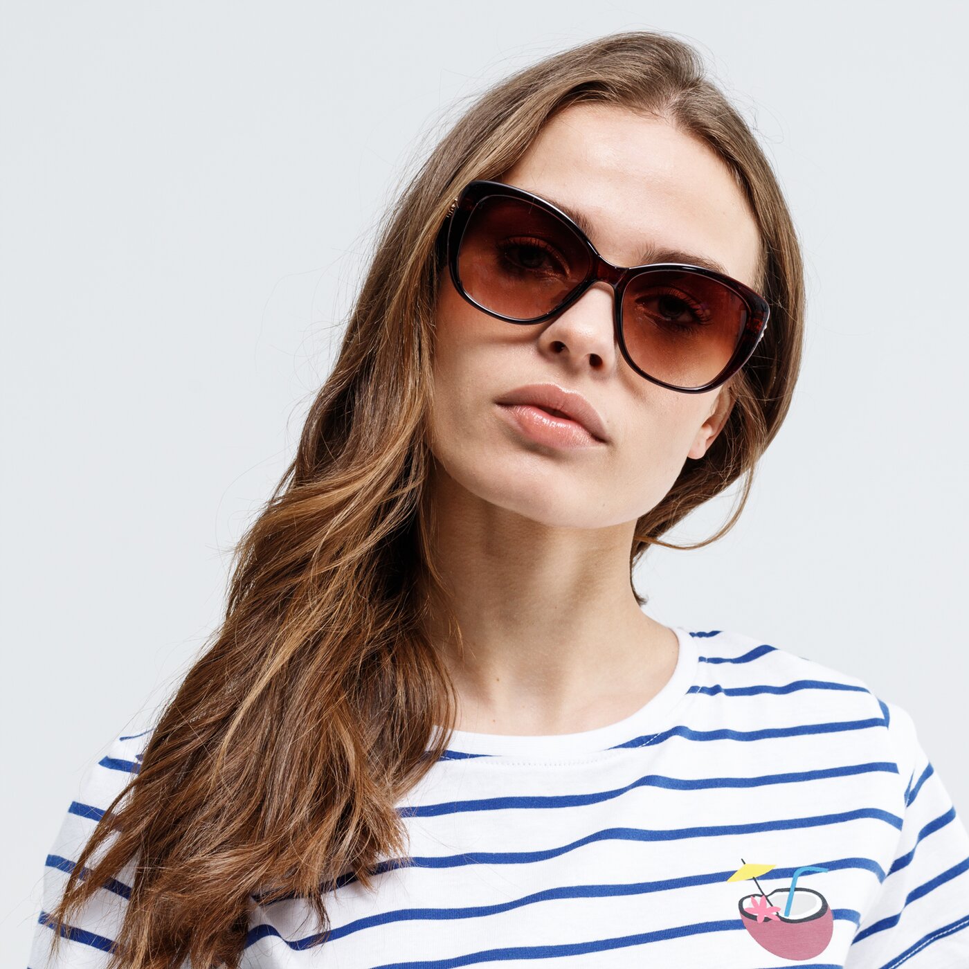 Okulary przeciwsłoneczne damskie OTO OKULARY SANTA CLARA C2 10407c2 kolor multicolor