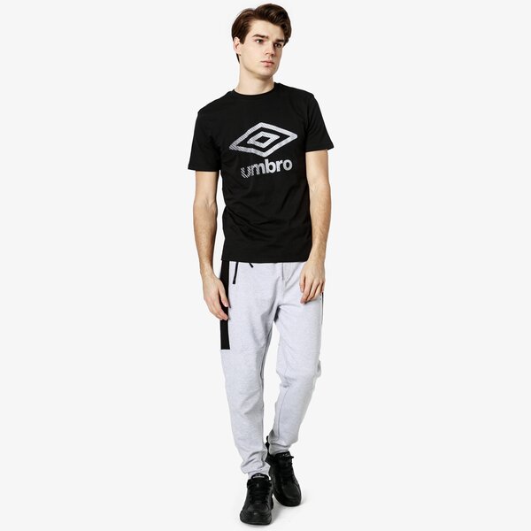 Spodnie dresowe męskie UMBRO SPODNIE NETAO ul19spm20001 kolor szary