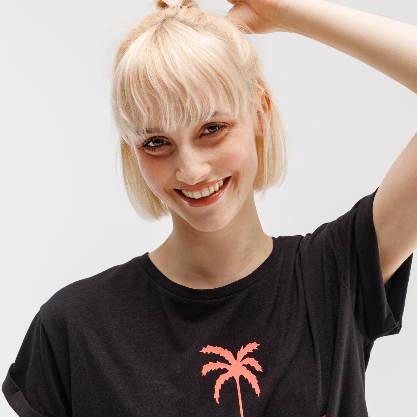 Koszulka damska LOTTO T-SHIRT SMILE W PL 213490-1cl kolor czarny