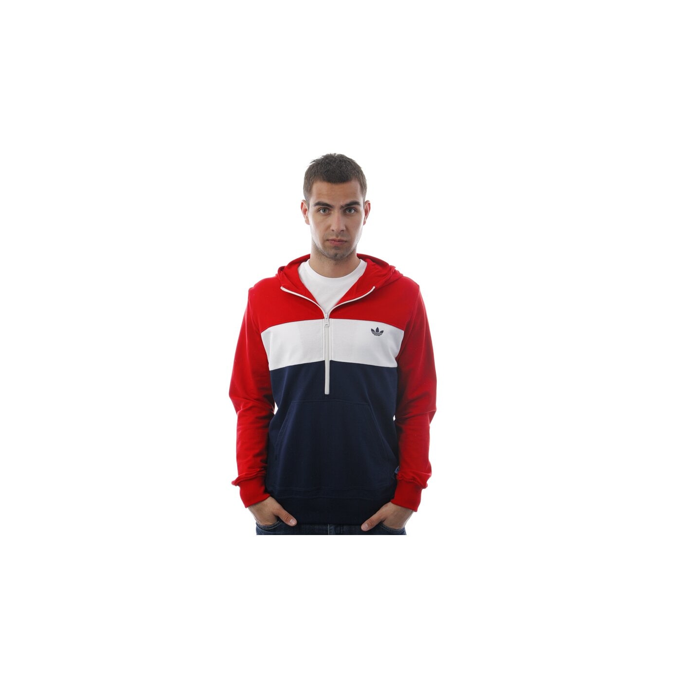 Bluza męska ADIDAS BLUZA   AC TREFOIL HOOD x33232 kolor granatowy