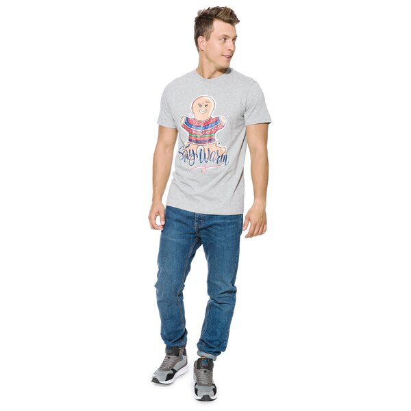 Koszulka męska FEEWEAR T-SHIRT SS COOKIE fw37tsm46001 kolor szary