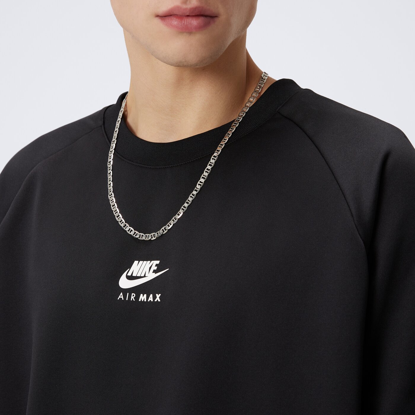 Bluza męska NIKE BLUZA M NSW AIR MAX CVS CREW fn7892-010 kolor czarny