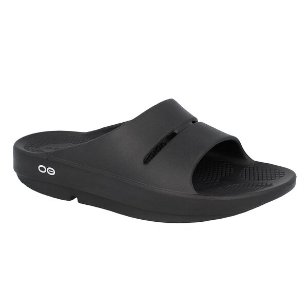 Klapki damskie OOFOS OOAHH SLIDE  1100blackw kolor czarny