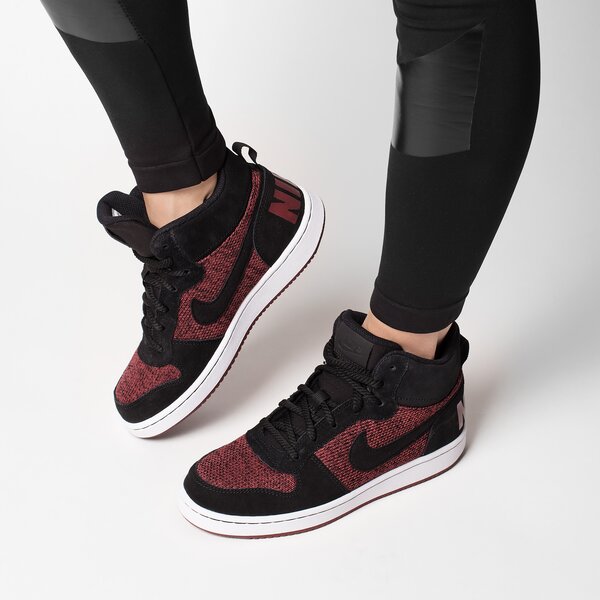 Buty dziecięce NIKE COURT BOROUGH MID SE BG. 918340003 kolor czarny