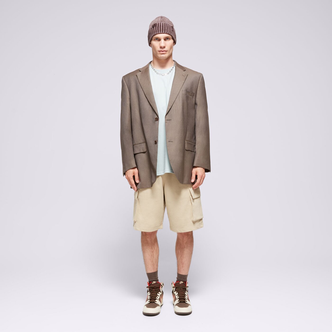 Spodenki męskie CHAMPION SZORTY CARGO BERMUDA 219908ys073 kolor beżowy