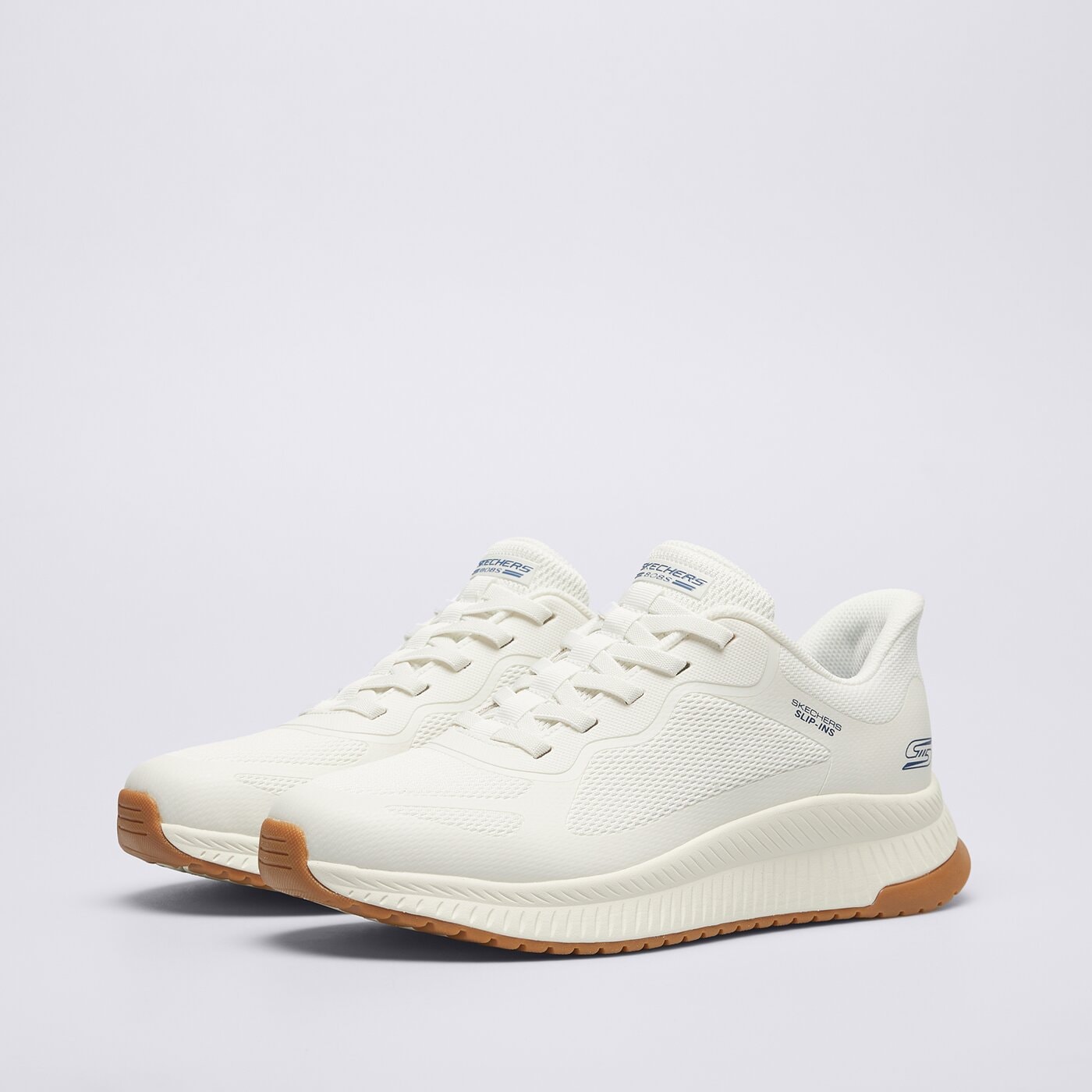 Buty sportowe męskie SKECHERS BOBS SQUAD 4 118423wht kolor biały