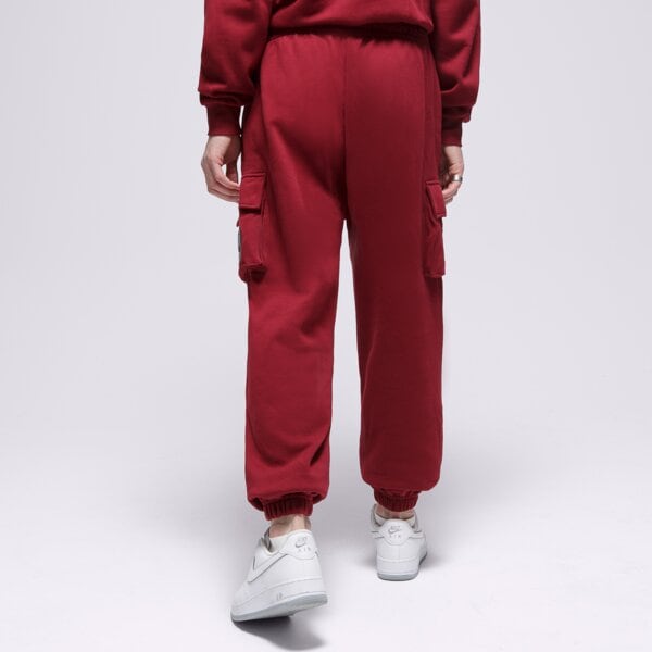 Spodnie dresowe męskie NEW ERA SPODNIE NE CARGO NONE 60416406 kolor bordowy