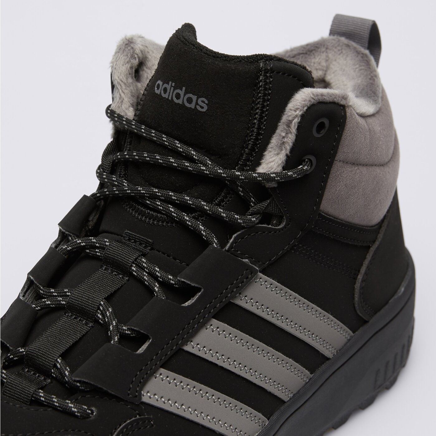 Buty sportowe męskie ADIDAS HOOPS 4.0 MID WINTERIZED jq5361 kolor czarny