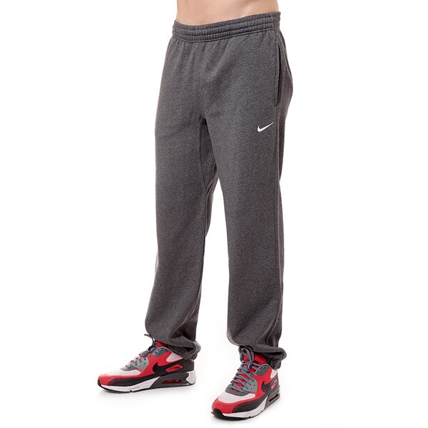 NIKE SPODNIE CLUB CUFF PANT SWOOSH (611459071) szary Męskie Spodnie