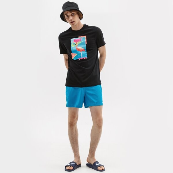 Koszulka męska NIKE T-SHIRT SS M NSW BEACH FLAMINGO dd1282-010 kolor czarny