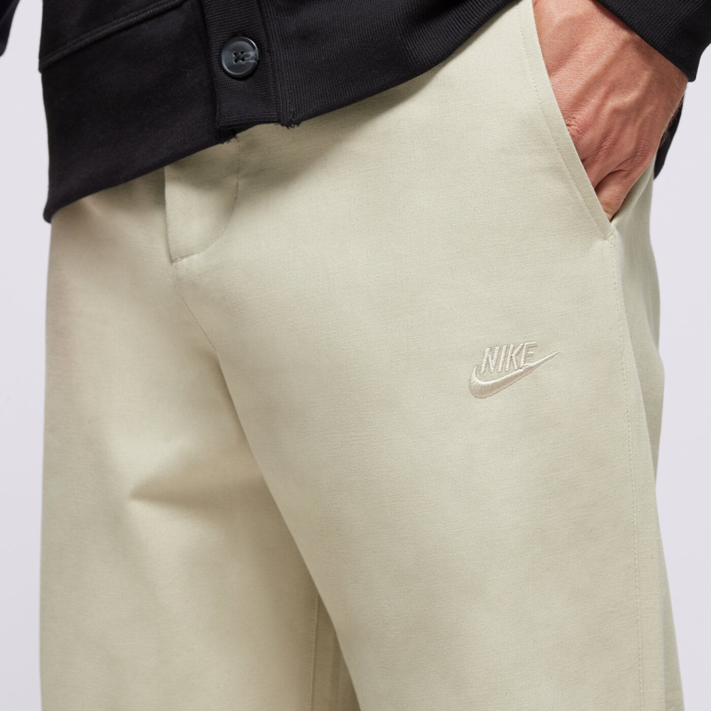 Spodnie dresowe męskie NIKE SPODNIE NIKE CLUB fz5770-251 kolor beżowy