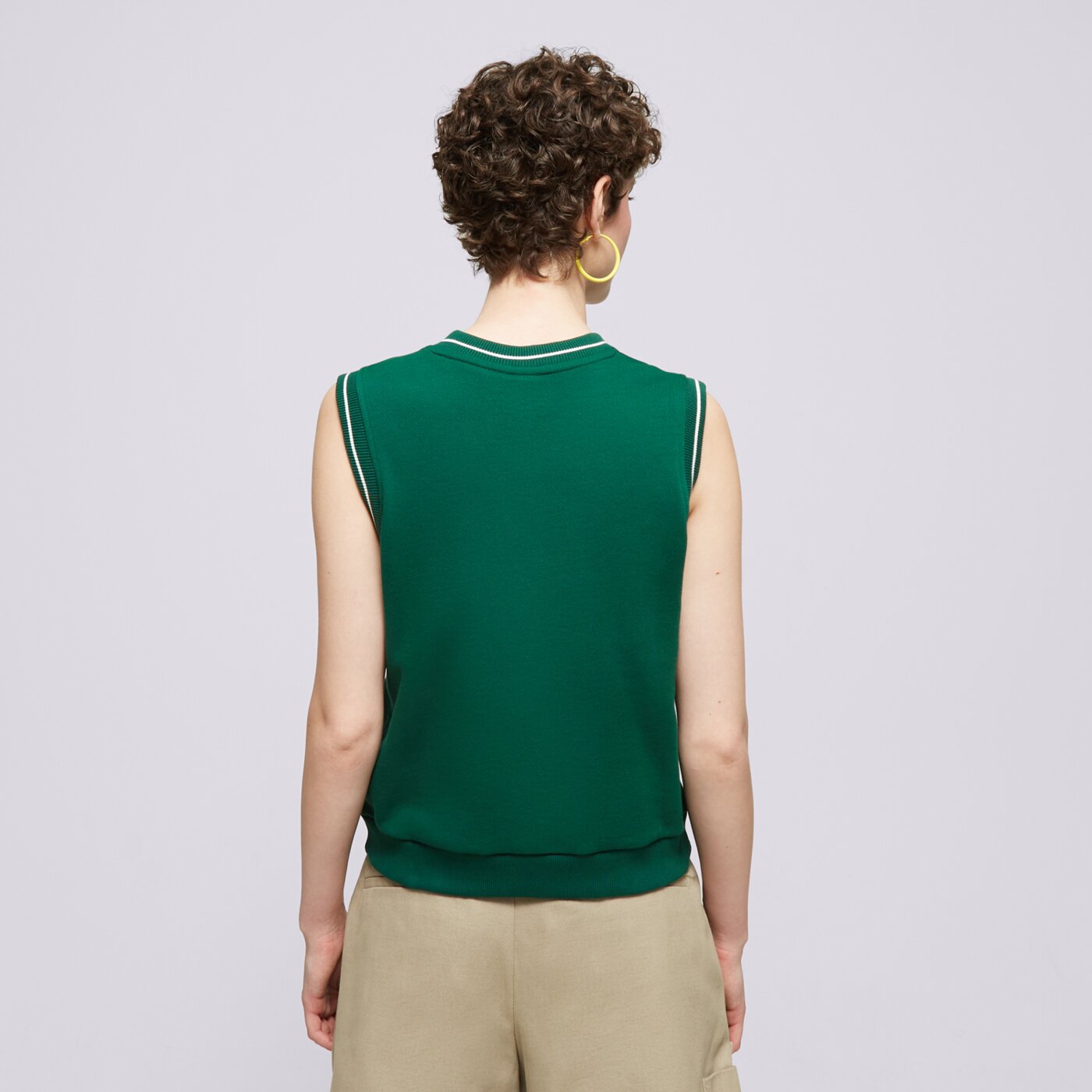 Bezrękawnik damski REEBOK BEZRĘKAWNIK CL CS VEST 100075522 kolor zielony