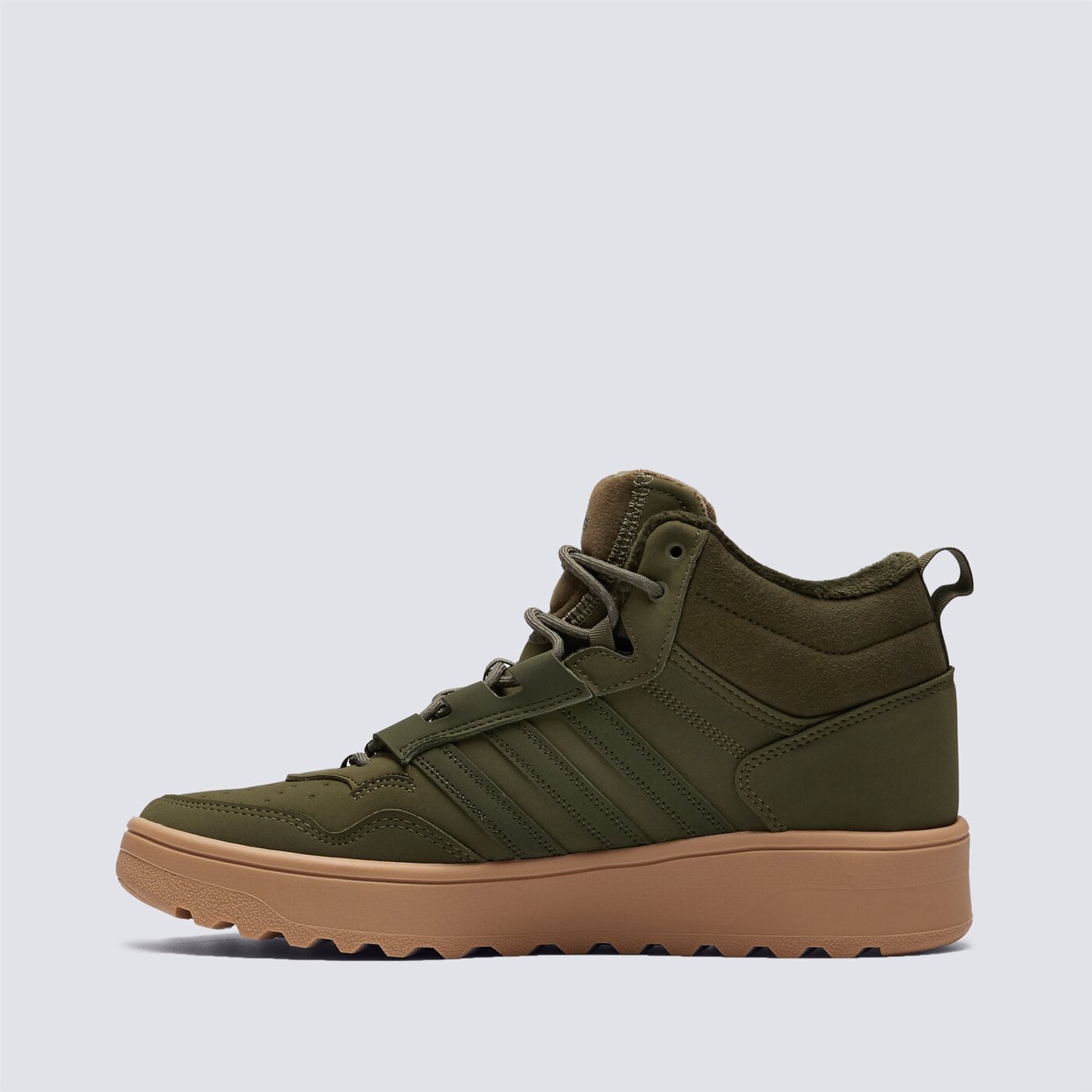 Buty sportowe męskie ADIDAS HOOPS 4.0 MID WINTERIZED jq5363 kolor khaki