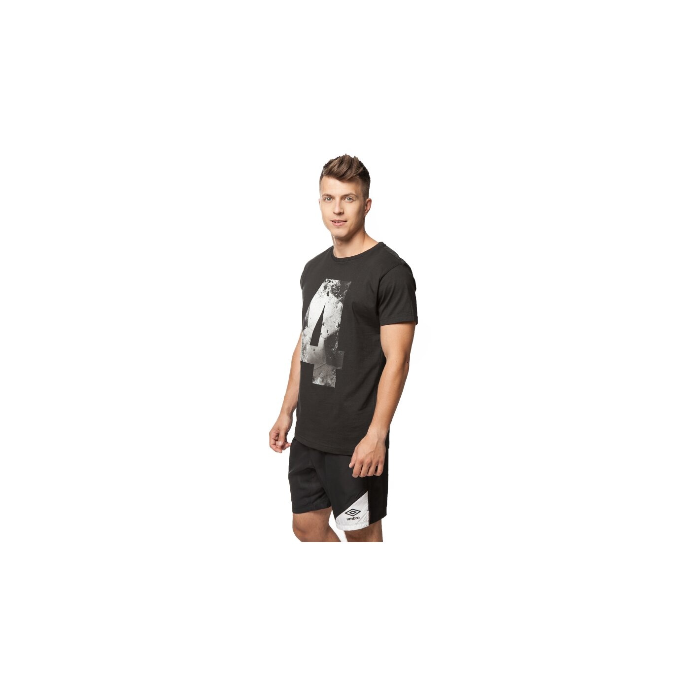 Koszulka męska UMBRO T-SHIRT ERKO ul35tsm05001 kolor czarny