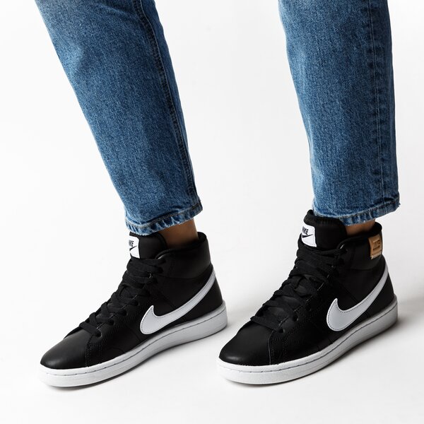 Buty sportowe damskie NIKE COURT ROYALE 2 MID  ct1725-001 kolor czarny