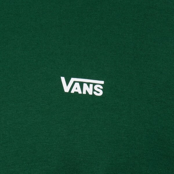 Koszulka męska VANS T-SHIRT MN LEFT CHEST LOGO TEE EDEN-WHITE vn0a3czebw61 kolor zielony