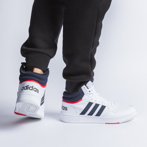 Buty sportowe męskie ADIDAS HOOPS 3.0 MID gy5543 kolor biały