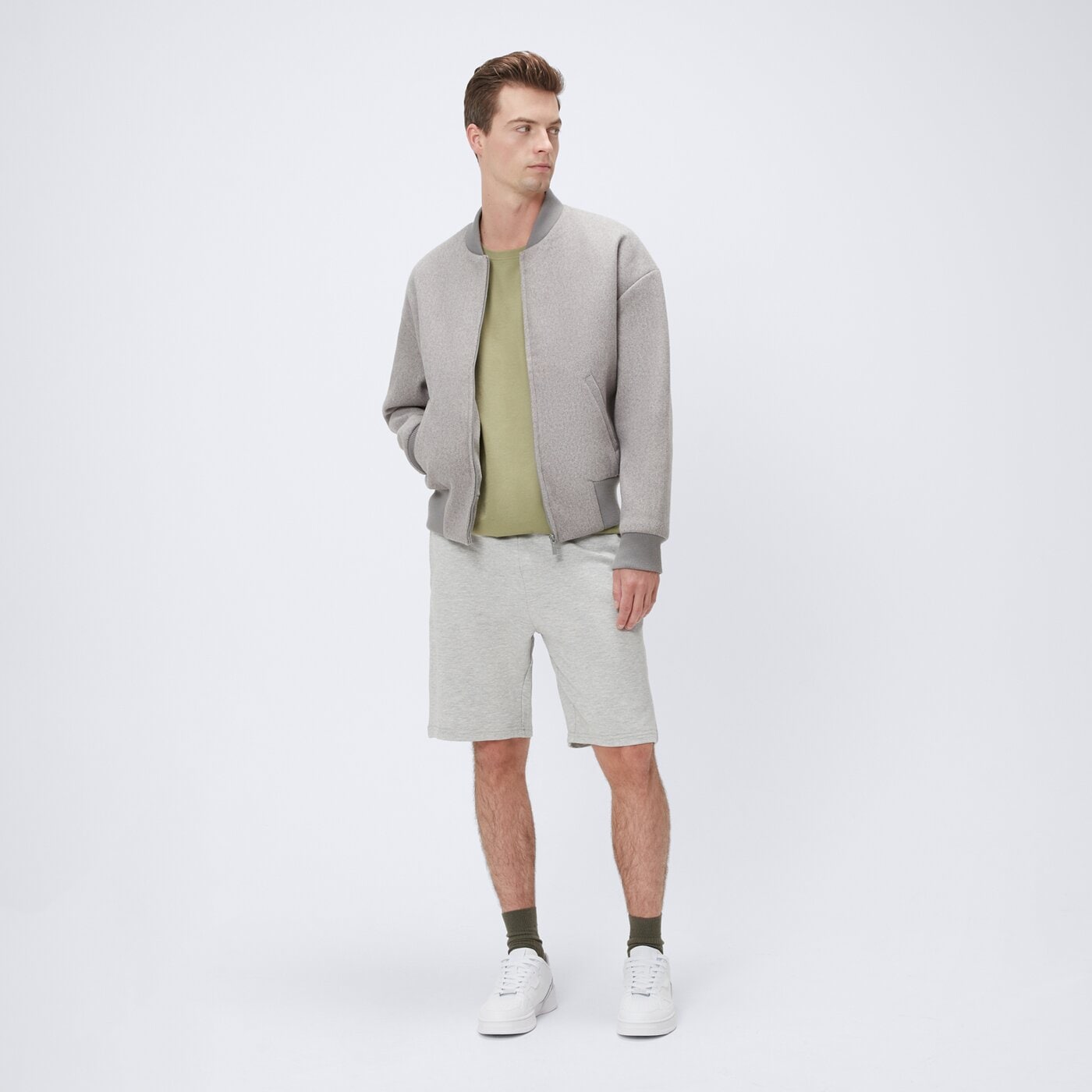 Spodenki męskie FILA SZORTY LEOX FT ss25spm019289 kolor szary