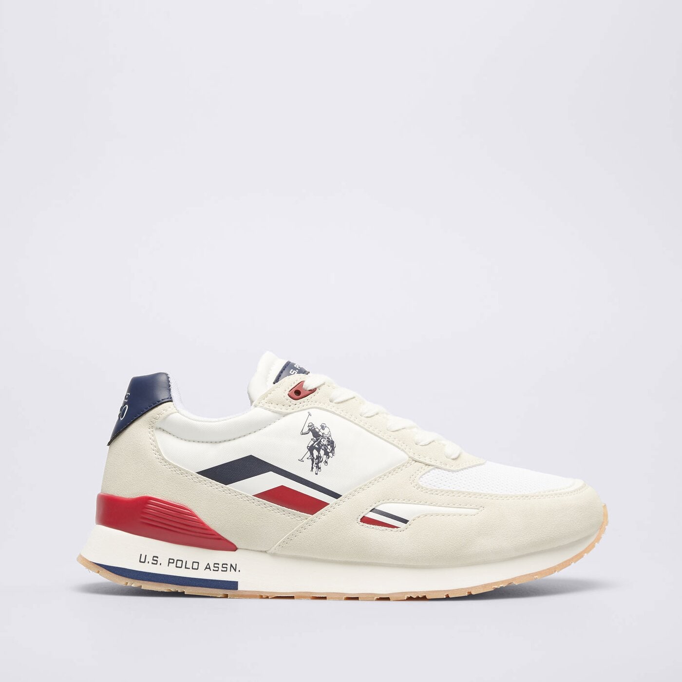 Buty sportowe męskie U.S. POLO ASSN. TABRY003B tabry003bwhilgr03 kolor biały