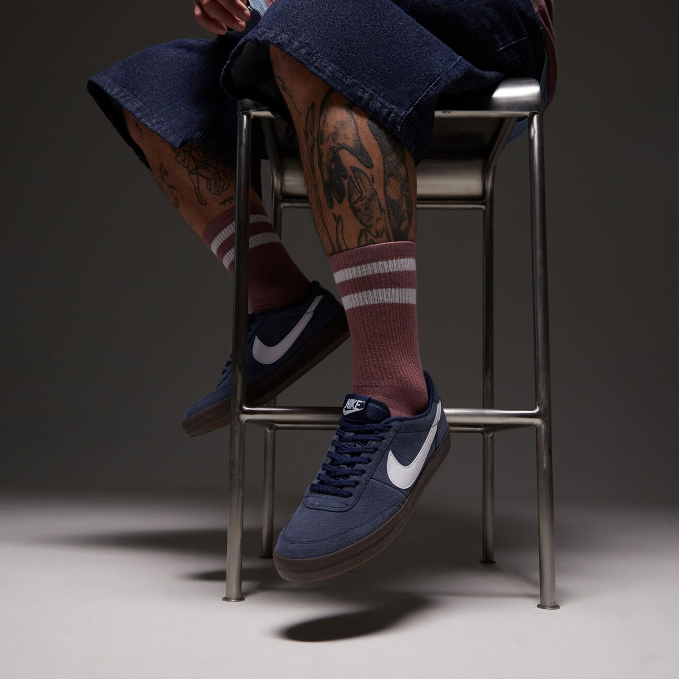 Buty sportowe męskie NIKE KILLSHOT 2  fq8903-400 kolor granatowy