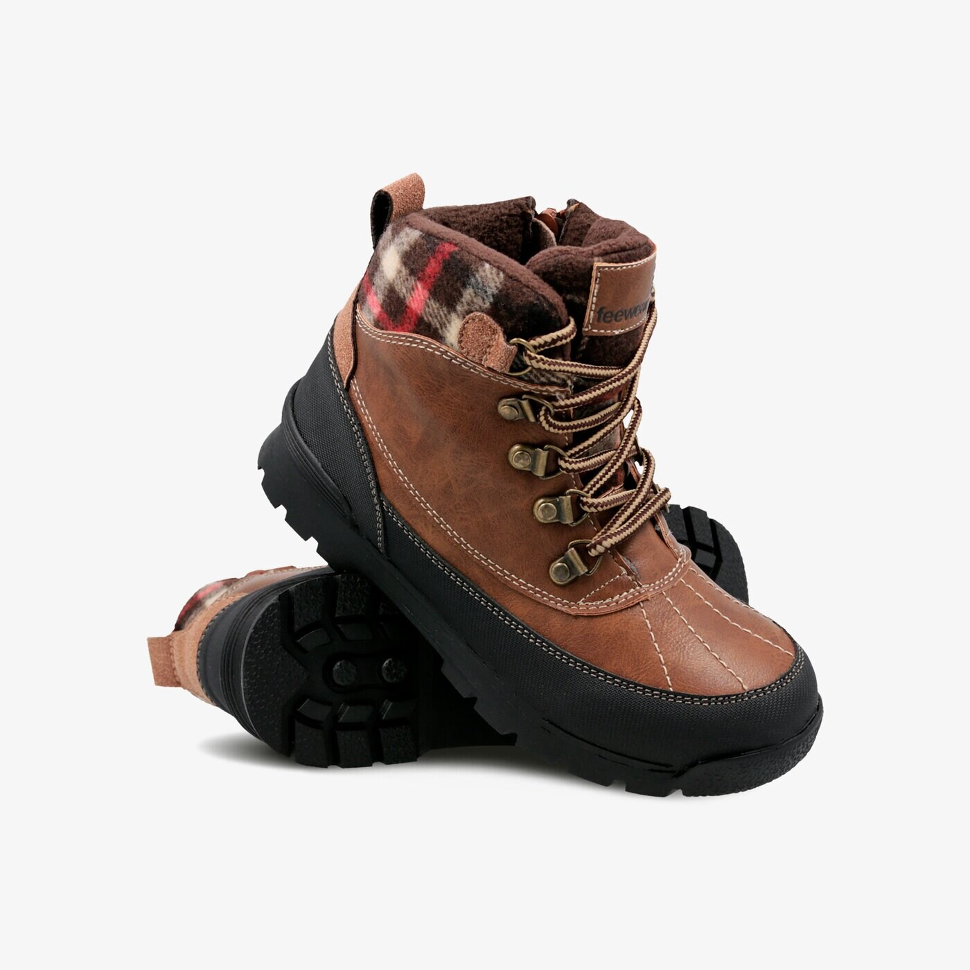 Buty trekkingowe dla dzieci FEEWEAR MORES fwjko218005 kolor brązowy