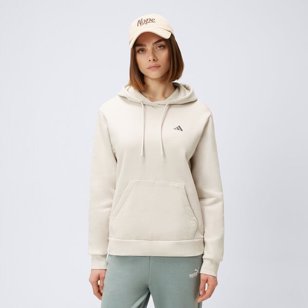 Bluza damska ADIDAS BLUZA Z KAPTUREM W SL FC iy9228 kolor beżowy