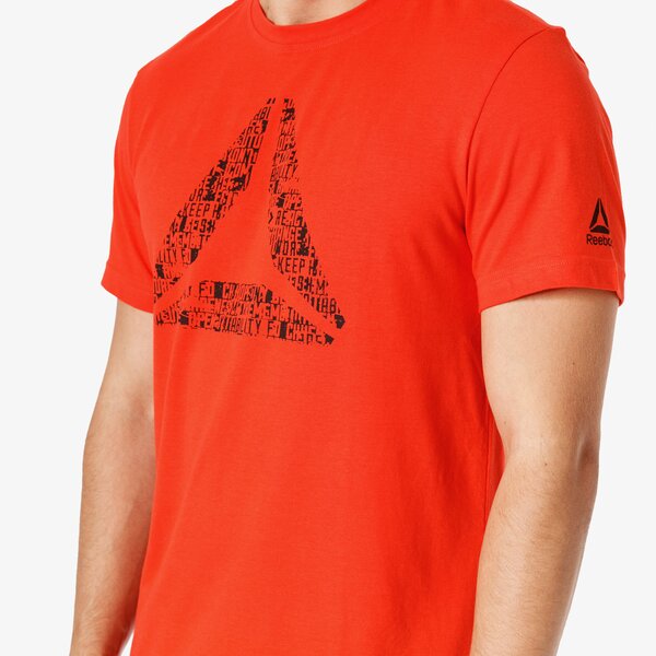Koszulka męska REEBOK T-SHIRT SS GS OPP MANTRA DELTA TEE dh3769 kolor pomarańczowy